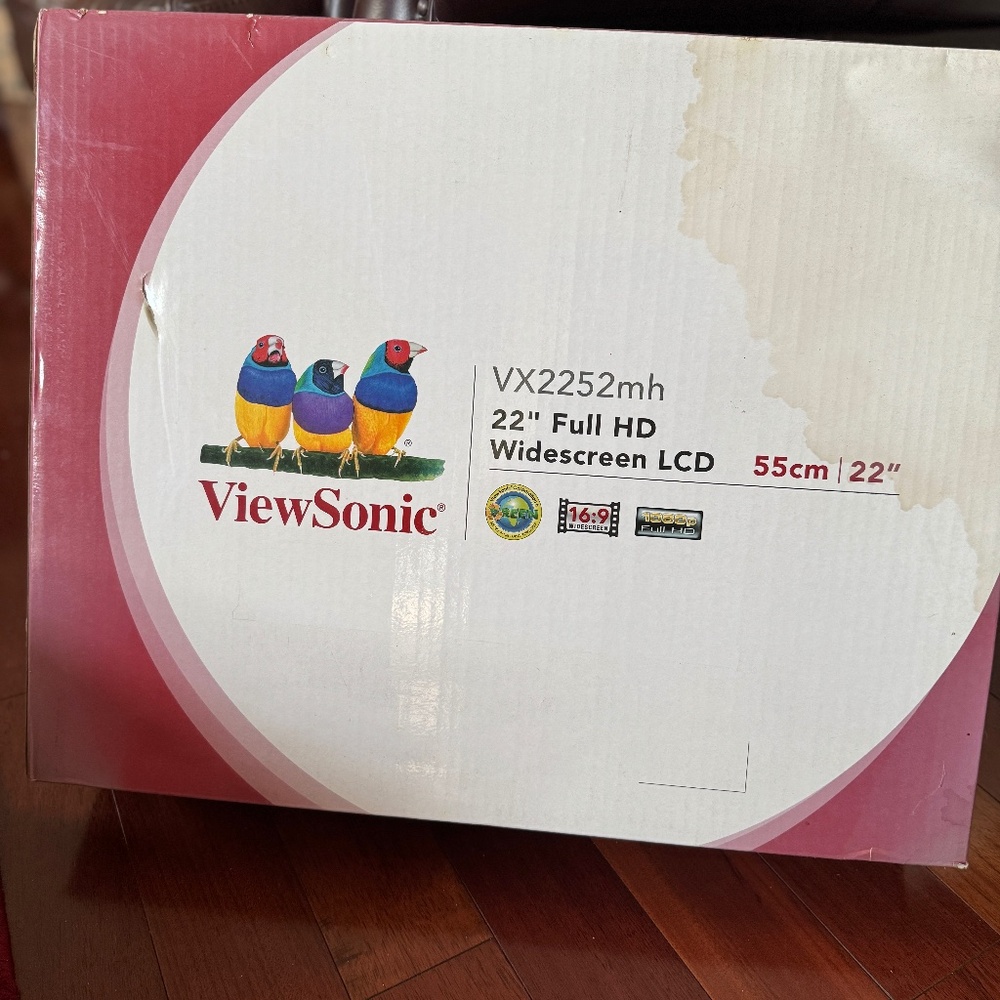 22” widescreen monitor - new